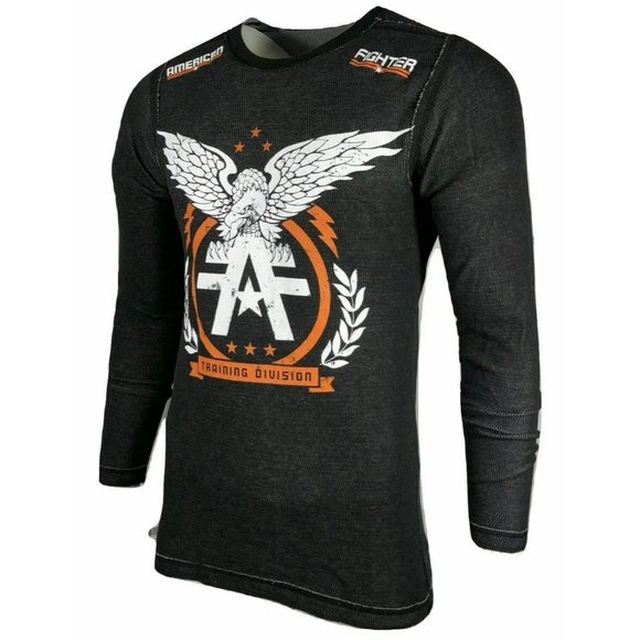 AMERICAN FIGHTER Men's REVERSIBLE THERMAL SILVER LAKE Athletic Biker - Picture 5 of 10